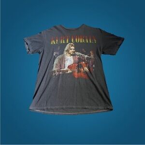 Kurt Cobain Nirvana Grey Tshirt